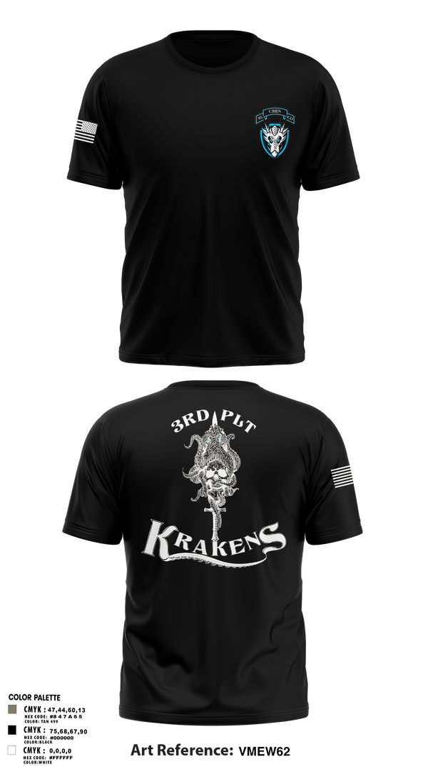 Old School Cotton Feel Shirt, 3RD PLT95TH CBRN3rd plt, Army, Teamtime, Team time, sublimation, custom sports apparel, team uniforms, spirit wear, spiritwear, sports uniforms, custom shirts, team store, custom team store, fundraiser sports, apparel fundraiser