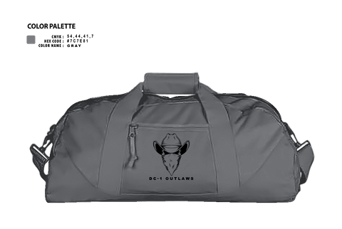 Duffle Bag, DC-1 Outlaws, , Teamtime, Team time, sublimation, custom sports apparel, team uniforms, spirit wear, spiritwear, sports uniforms, custom shirts, team store, custom team store, fundraiser sports, apparel fundraiser