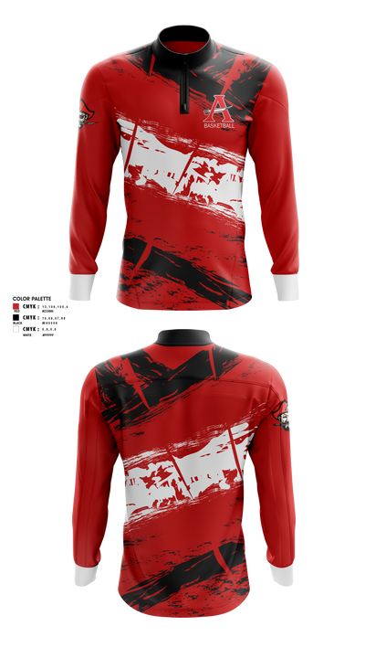 Allatoona Buccaneers Quarter Zip Jacket - 1