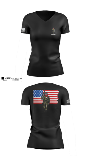 Womens Short Sleeve Vneck Shirt, 3-11 IN BN, Army, Teamtime, Team time, sublimation, custom sports apparel, team uniforms, spirit wear, spiritwear, sports uniforms, custom shirts, team store, custom team store, fundraiser sports, apparel fundraiser