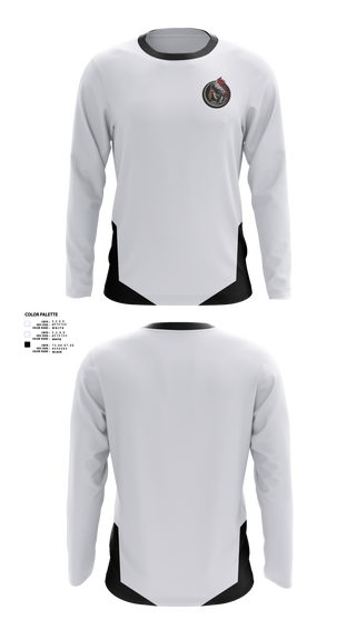 Long Sleeve Performance Shirt, White Shield High School Wrestling, Wrestling, Teamtime, Team time, sublimation, custom sports apparel, team uniforms, spirit wear, spiritwear, sports uniforms, custom shirts, team store, custom team store, fundraiser sports, apparel fundraiser