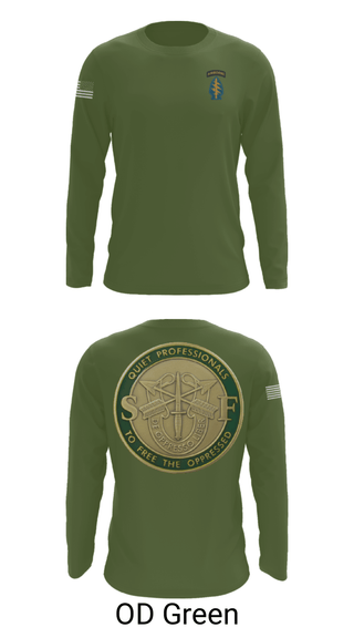 Long Sleeve Performance Shirt, Echo 20th SFG, National Guard, Teamtime, Team time, sublimation, custom sports apparel, team uniforms, spirit wear, spiritwear, sports uniforms, custom shirts, team store, custom team store, fundraiser sports, apparel fundraiser