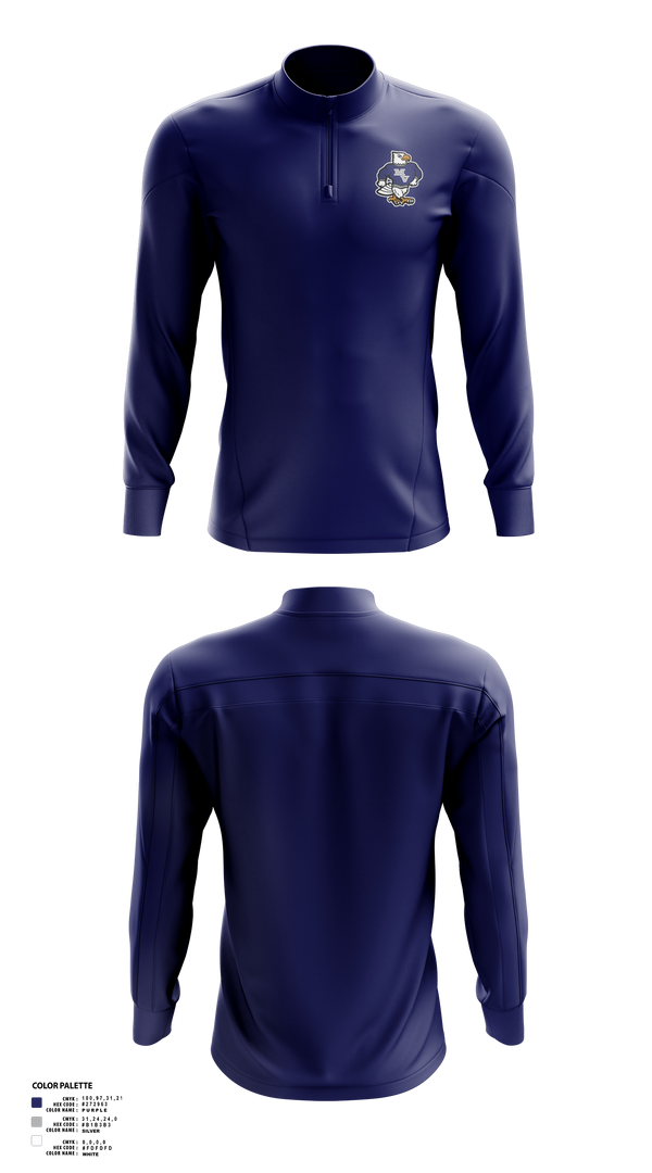 Quarter Zip Jacket, Mountain Valley Falcons Field Hockey, Field Hockey, Teamtime, Team time, sublimation, custom sports apparel, team uniforms, spirit wear, spiritwear, sports uniforms, custom shirts, team store, custom team store, fundraiser sports, apparel fundraiser