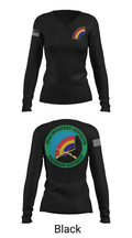 42nd ID 48314623 Women's Long Sleeve V-neck Shirt - 37