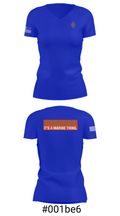 1st Marine Regiment 32808075 Women's Short Sleeve V-neck Shirt - 5