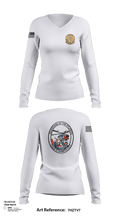 Air Station Elizabeth City 50665895 Women's Long Sleeve V-neck Shirt - 128