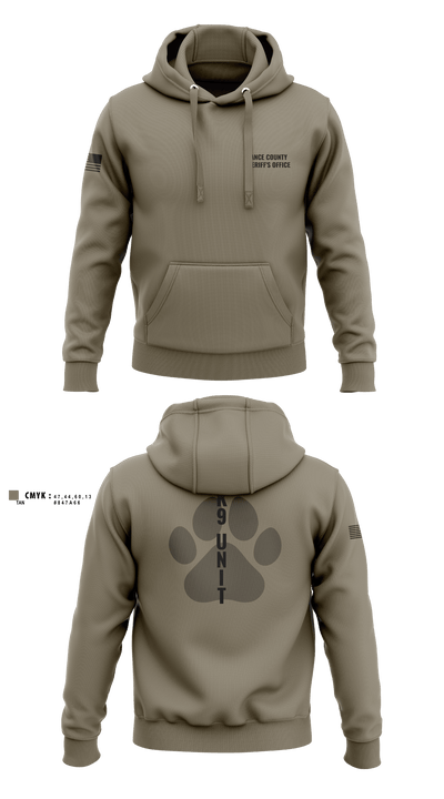 Vance County Sheriff's Office  K9 Unit 48237740 Hoodie - 5