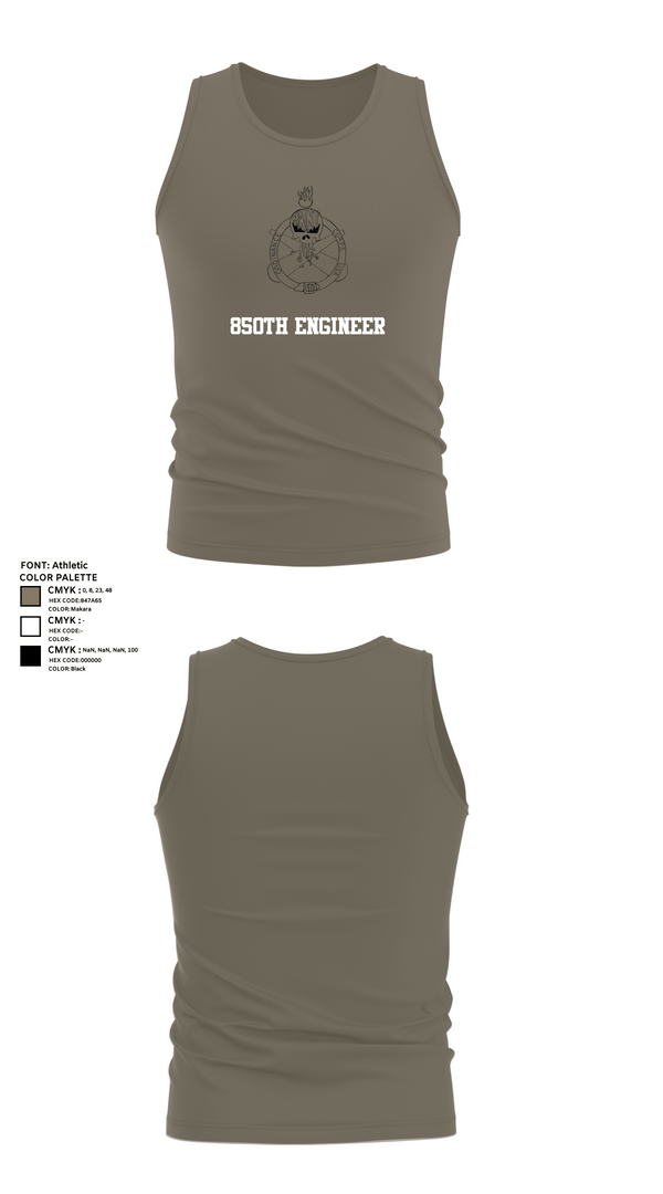 Tank Top, 850th engineer, , Teamtime, Team time, sublimation, custom sports apparel, team uniforms, spirit wear, spiritwear, sports uniforms, custom shirts, team store, custom team store, fundraiser sports, apparel fundraiser