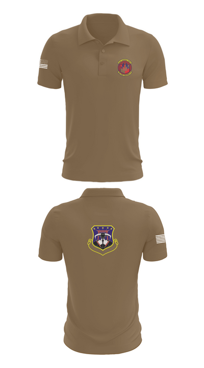 18th Civil Engineer Sq 16375952 Short Sleeve Performance Polo - 7