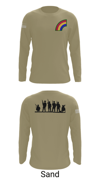Long Sleeve Performance Shirt, 42ND Infantry Division, Army, Teamtime, Team time, sublimation, custom sports apparel, team uniforms, spirit wear, spiritwear, sports uniforms, custom shirts, team store, custom team store, fundraiser sports, apparel fundraiser