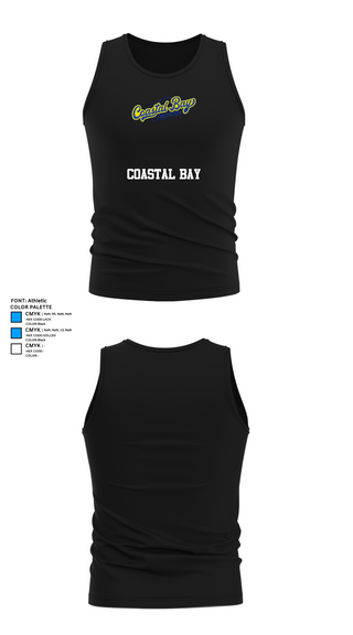 Tank Top, Coastal Bay, Softball, Teamtime, Team time, sublimation, custom sports apparel, team uniforms, spirit wear, spiritwear, sports uniforms, custom shirts, team store, custom team store, fundraiser sports, apparel fundraiser