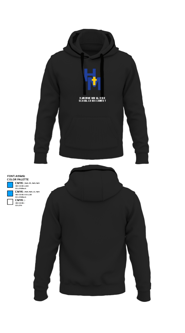 Hoodie, Hanson Memorial High School Cross Country, Cross Country, Teamtime, Team time, sublimation, custom sports apparel, team uniforms, spirit wear, spiritwear, sports uniforms, custom shirts, team store, custom team store, fundraiser sports, apparel fundraiser