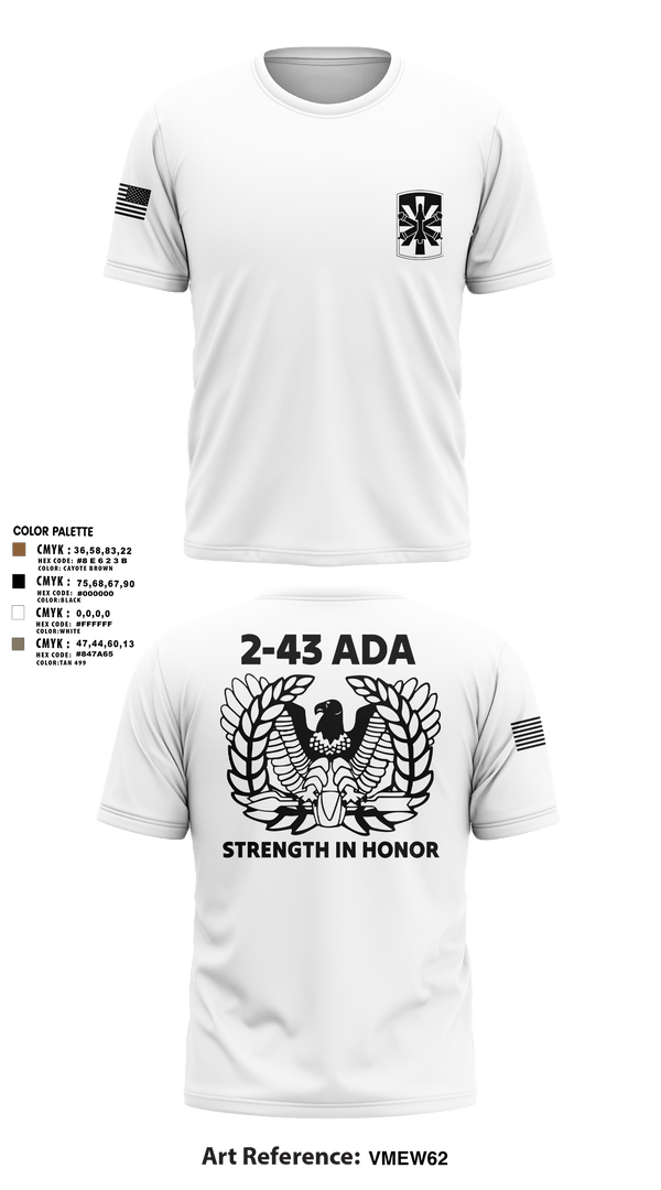 Short Sleeve Performance Shirt, 2/43 ADA, Army, Teamtime, Team time, sublimation, custom sports apparel, team uniforms, spirit wear, spiritwear, sports uniforms, custom shirts, team store, custom team store, fundraiser sports, apparel fundraiser