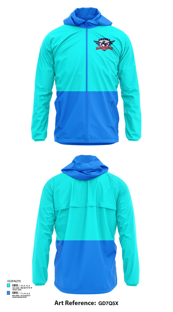 Windbreaker, Saint Thomas Aquinas FC, Men's Soccer, Teamtime, Team time, sublimation, custom sports apparel, team uniforms, spirit wear, spiritwear, sports uniforms, custom shirts, team store, custom team store, fundraiser sports, apparel fundraiser