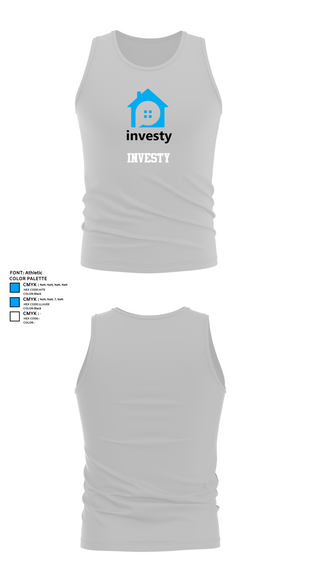 Tank Top, Investy, , Teamtime, Team time, sublimation, custom sports apparel, team uniforms, spirit wear, spiritwear, sports uniforms, custom shirts, team store, custom team store, fundraiser sports, apparel fundraiser