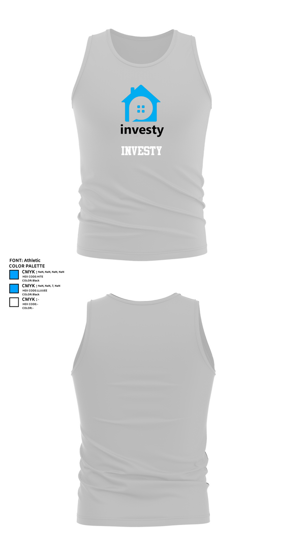 Tank Top, Investy, , Teamtime, Team time, sublimation, custom sports apparel, team uniforms, spirit wear, spiritwear, sports uniforms, custom shirts, team store, custom team store, fundraiser sports, apparel fundraiser