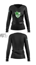 Northstars Soccer Club Women's Long Sleeve V-neck Shirt - 1 (1)
