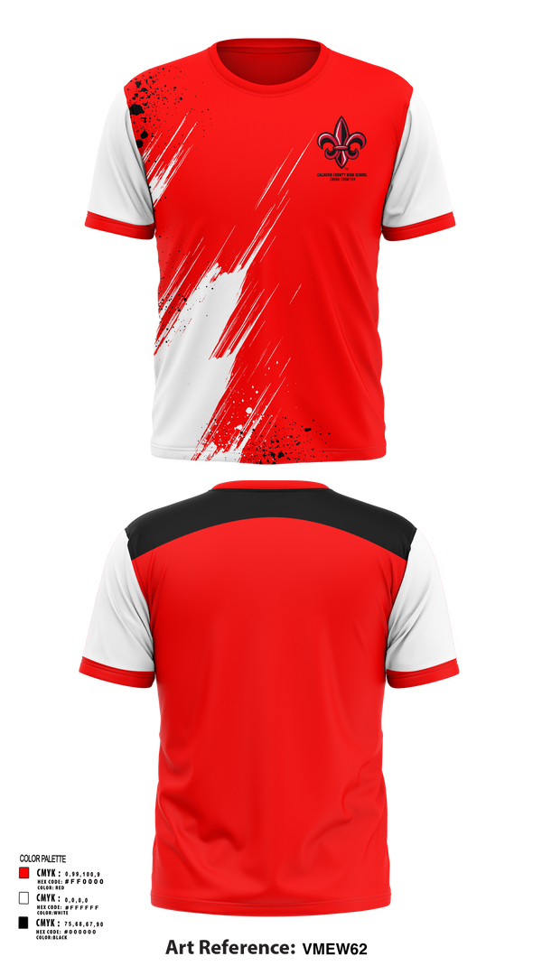 Short Sleeve Performance Shirt, Calhoun County High School Cross Country, Cross Country, Teamtime, Team time, sublimation, custom sports apparel, team uniforms, spirit wear, spiritwear, sports uniforms, custom shirts, team store, custom team store, fundraiser sports, apparel fundraiser