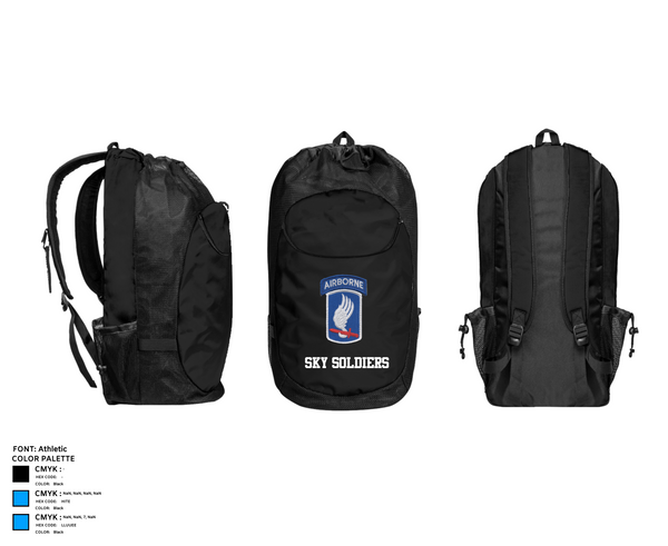 Gear Bag, Sky Soldiers, , Teamtime, Team time, sublimation, custom sports apparel, team uniforms, spirit wear, spiritwear, sports uniforms, custom shirts, team store, custom team store, fundraiser sports, apparel fundraiser