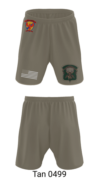 Athletic Shorts With Pockets, B-Co 122 ASB, Army, Teamtime, Team time, sublimation, custom sports apparel, team uniforms, spirit wear, spiritwear, sports uniforms, custom shirts, team store, custom team store, fundraiser sports, apparel fundraiser