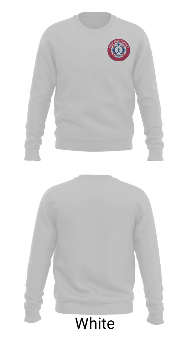 Crew Neck Sweatshirt, New Hampshire Babe Ruth Leagues, Baseball, Teamtime, Team time, sublimation, custom sports apparel, team uniforms, spirit wear, spiritwear, sports uniforms, custom shirts, team store, custom team store, fundraiser sports, apparel fundraiser