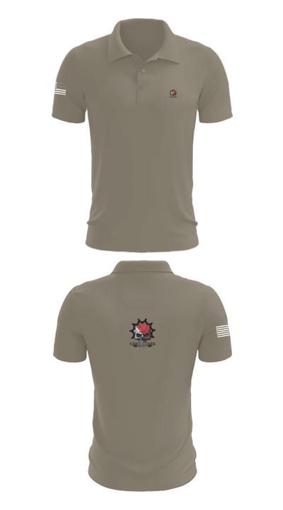 Bonecrushers 66346307 Short Sleeve Performance Polo - 67