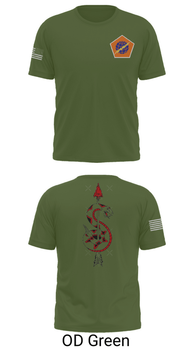 98th Expeditionary Signal Battalion 25845475 Old School Cotton Feel Shirt - 50