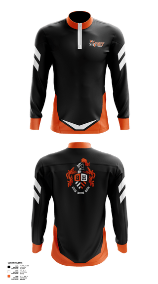 Quarter Zip Jacket, Beverly Hills High School Band, Spirit Store, Teamtime, Team time, sublimation, custom sports apparel, team uniforms, spirit wear, spiritwear, sports uniforms, custom shirts, team store, custom team store, fundraiser sports, apparel fundraiser