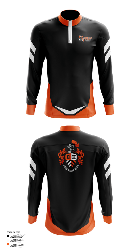 Quarter Zip Jacket, Beverly Hills High School Band, Spirit Store, Teamtime, Team time, sublimation, custom sports apparel, team uniforms, spirit wear, spiritwear, sports uniforms, custom shirts, team store, custom team store, fundraiser sports, apparel fundraiser