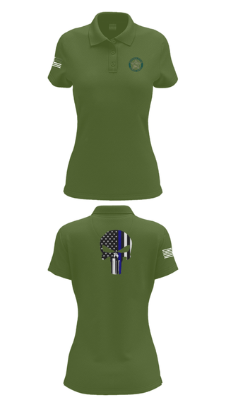 Women's Short Sleeve Performance Polo, BROWARD SHERIFF EXPLORERS, Police, Teamtime, Team time, sublimation, custom sports apparel, team uniforms, spirit wear, spiritwear, sports uniforms, custom shirts, team store, custom team store, fundraiser sports, apparel fundraiser