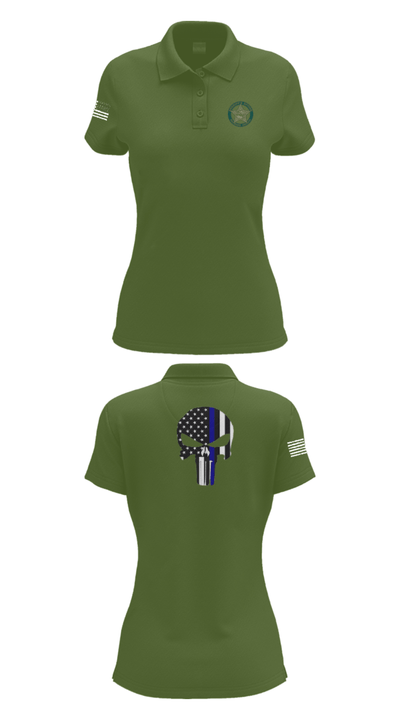 BROWARD SHERIFF EXPLORERS 82961941 Women's Short Sleeve Performance Polo  - 52