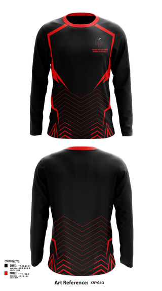 Long Sleeve Performance Shirt, Owen-Withee High School Football, Football, Teamtime, Team time, sublimation, custom sports apparel, team uniforms, spirit wear, spiritwear, sports uniforms, custom shirts, team store, custom team store, fundraiser sports, apparel fundraiser