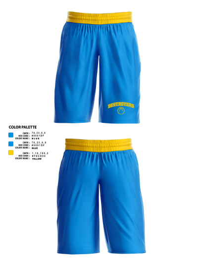 Destroyers 72679654 Mens Basketball Shorts 2