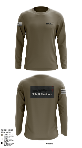 Long Sleeve Performance Shirt, T&D Munitions, , Teamtime, Team time, sublimation, custom sports apparel, team uniforms, spirit wear, spiritwear, sports uniforms, custom shirts, team store, custom team store, fundraiser sports, apparel fundraiser