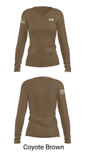 1/8 74512823 Women's Long Sleeve V-neck Shirt - 17