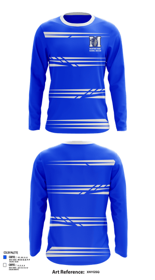 Long Sleeve Performance Shirt, Medford High School Soccer, Men's Soccer, Teamtime, Team time, sublimation, custom sports apparel, team uniforms, spirit wear, spiritwear, sports uniforms, custom shirts, team store, custom team store, fundraiser sports, apparel fundraiser
