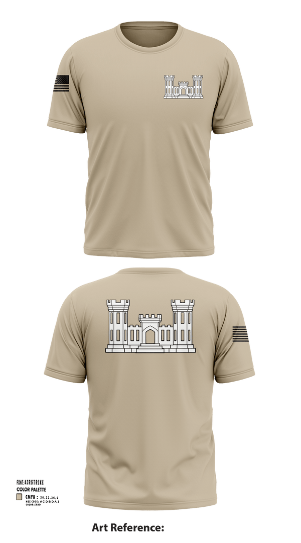 Short Sleeve Performance Shirt, 250TH ENGINEERING COMPANY, National Guard, Teamtime, Team time, sublimation, custom sports apparel, team uniforms, spirit wear, spiritwear, sports uniforms, custom shirts, team store, custom team store, fundraiser sports, apparel fundraiser