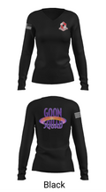 92nd Engineers 80974269 Women's Long Sleeve V-neck Shirt - 37