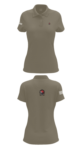 Women's Short Sleeve Performance Polo, Bonecrushers, , Teamtime, Team time, sublimation, custom sports apparel, team uniforms, spirit wear, spiritwear, sports uniforms, custom shirts, team store, custom team store, fundraiser sports, apparel fundraiser