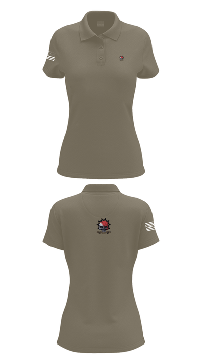 Bonecrushers 66346307 Women's Short Sleeve Performance Polo  - 75