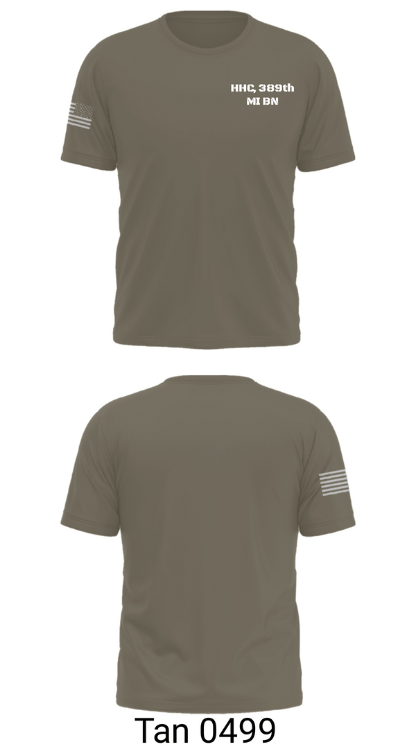 Old School Cotton Feel Shirt, HHC, 389th MI BN, Army, Teamtime, Team time, sublimation, custom sports apparel, team uniforms, spirit wear, spiritwear, sports uniforms, custom shirts, team store, custom team store, fundraiser sports, apparel fundraiser