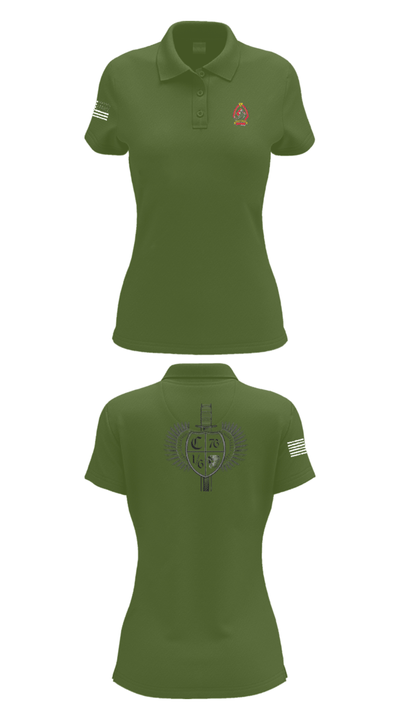 1/6 Charlie company 57623545 Women's Short Sleeve Performance Polo  - 55