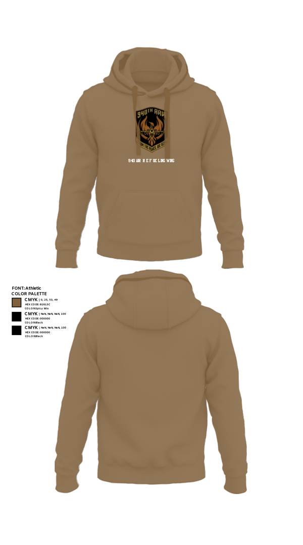Hoodie, 940 Air Refueling Wing, , Teamtime, Team time, sublimation, custom sports apparel, team uniforms, spirit wear, spiritwear, sports uniforms, custom shirts, team store, custom team store, fundraiser sports, apparel fundraiser