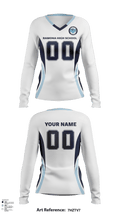 Ramona High School Volleyball 26782509 Women's Long Sleeve V-neck Shirt - 115
