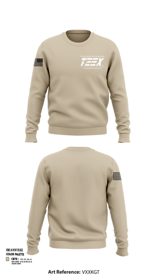 Crew Neck Sweatshirt, TEEX Rescue, Fire Department, Teamtime, Team time, sublimation, custom sports apparel, team uniforms, spirit wear, spiritwear, sports uniforms, custom shirts, team store, custom team store, fundraiser sports, apparel fundraiser