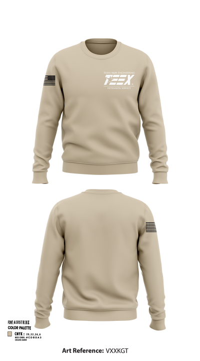 TEEX Rescue 86424683 Crew Neck Sweatshirt - 123