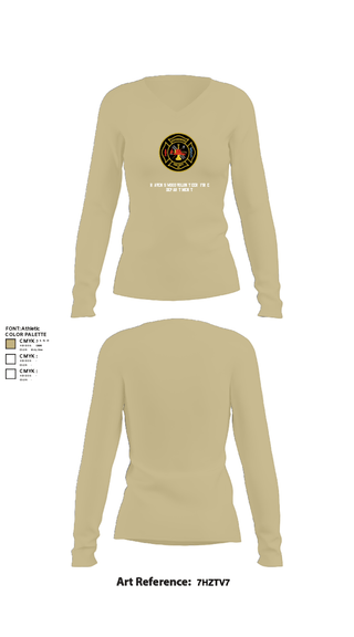Womens Long Sleeve Vneck Shirt, Ravenswood Volunteer Fire Department, , Teamtime, Team time, sublimation, custom sports apparel, team uniforms, spirit wear, spiritwear, sports uniforms, custom shirts, team store, custom team store, fundraiser sports, apparel fundraiser