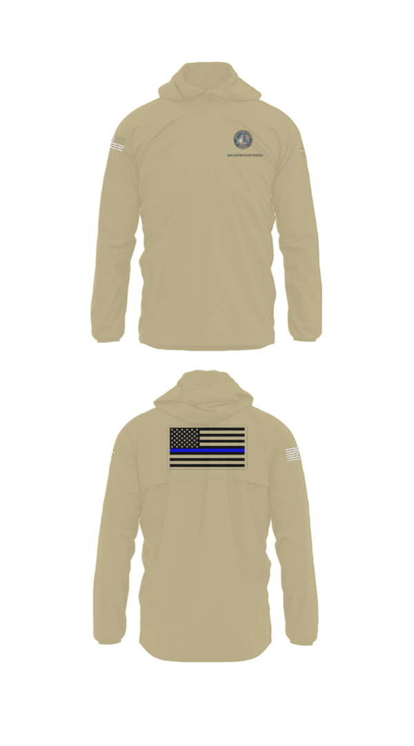Windbreaker, NAVAL SUPPORT ACTIVITY BETHESDA SECURITY FORCES, Navy, Teamtime, Team time, sublimation, custom sports apparel, team uniforms, spirit wear, spiritwear, sports uniforms, custom shirts, team store, custom team store, fundraiser sports, apparel fundraiser