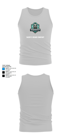 Tank Top, Daddy’s Beard Company, , Teamtime, Team time, sublimation, custom sports apparel, team uniforms, spirit wear, spiritwear, sports uniforms, custom shirts, team store, custom team store, fundraiser sports, apparel fundraiser