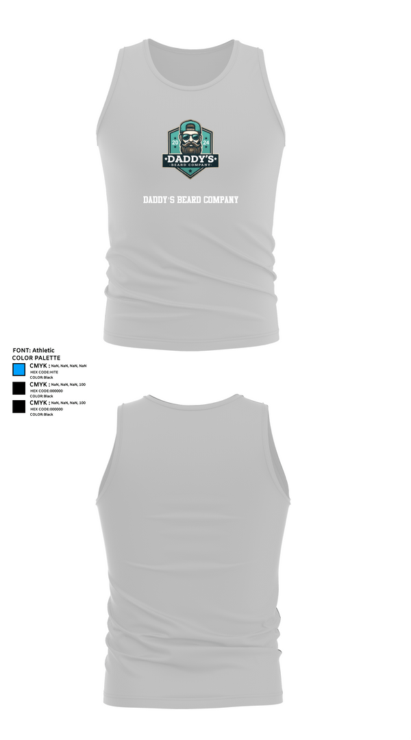 Tank Top, Daddy’s Beard Company, , Teamtime, Team time, sublimation, custom sports apparel, team uniforms, spirit wear, spiritwear, sports uniforms, custom shirts, team store, custom team store, fundraiser sports, apparel fundraiser